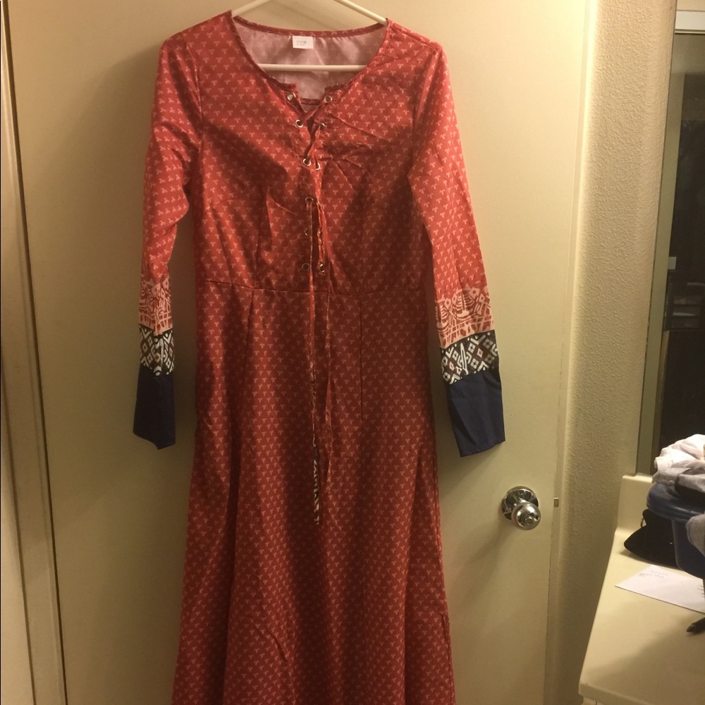 Long maxi dress ( long sleeve)